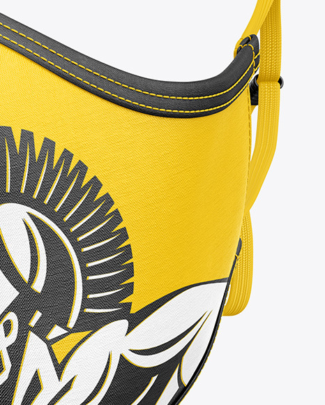 Download Face Mask Mockup In Apparel Mockups On Yellow Images Object Mockups