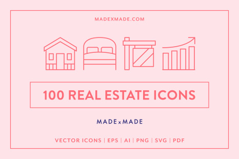 Line Icons – Real Estate