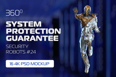3D Mockup Security Robots #24