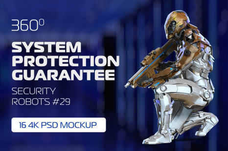 3D Mockup Security Robots #29
