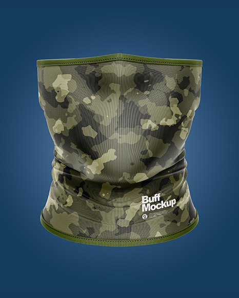 Download Buff Mockup Front View In Apparel Mockups On Yellow Images Object Mockups