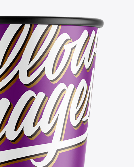 Matte Coffee Cup Mockup PSD #2