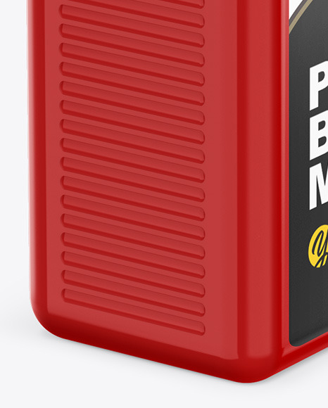 Glossy Plastic Bottle Mockup PSD #1