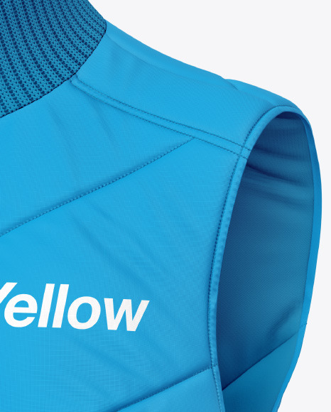 Download Women S Down Vest Mockup In Apparel Mockups On Yellow Images Object Mockups