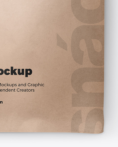 Paper Pack with Ciabatta Bread Mockup PSD #1