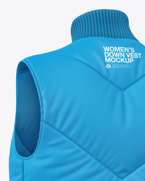 Download Women S Down Vest Mockup In Apparel Mockups On Yellow Images Object Mockups