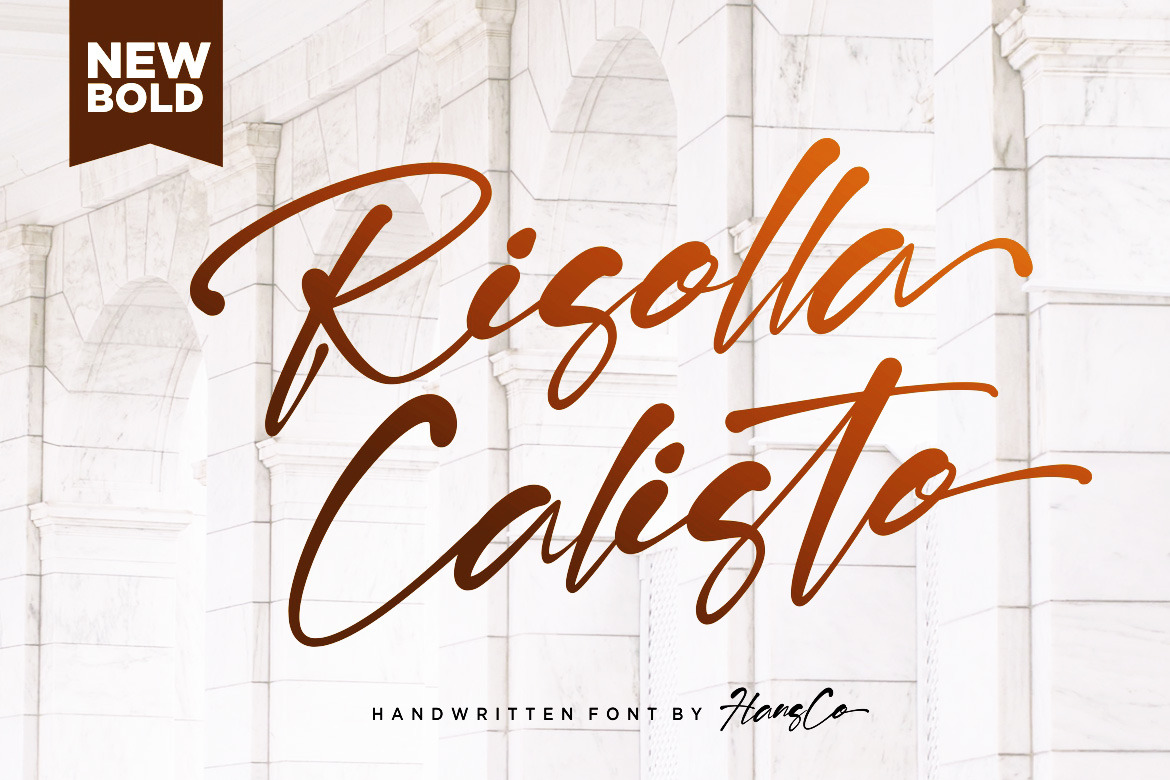 Risola Calisto In Fonts On Yellow Images Creative Store