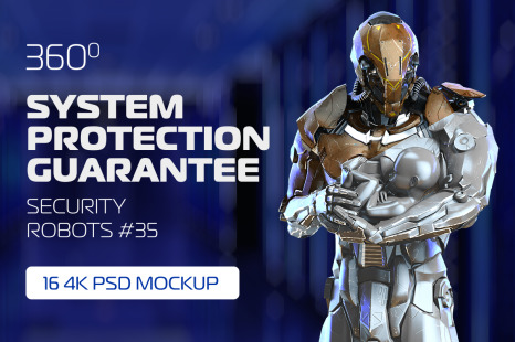 3D Mockup Security Robots #35