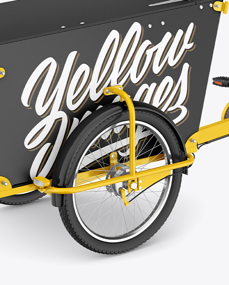 Download Cargo Bike Mockup - Half Side View in Vehicle Mockups on ...