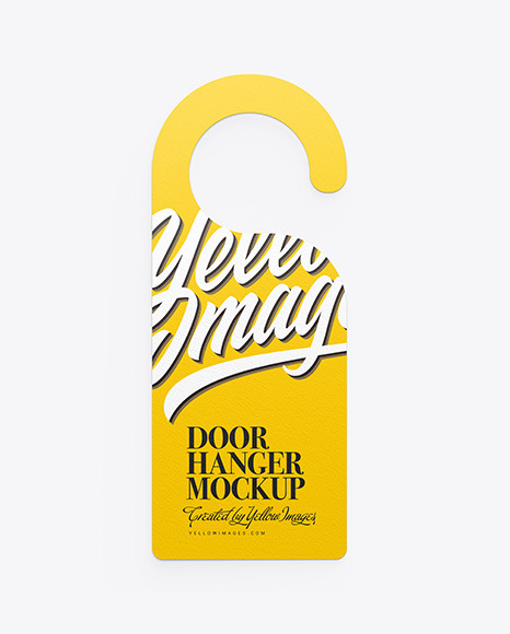 Door Hanger Mockup PSD #1