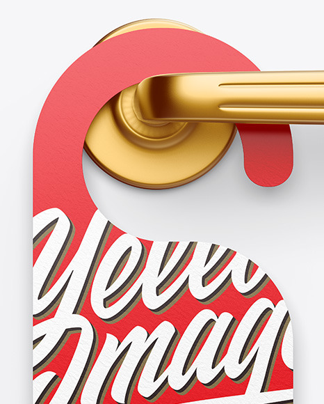 Door Hanger Mockup PSD #7