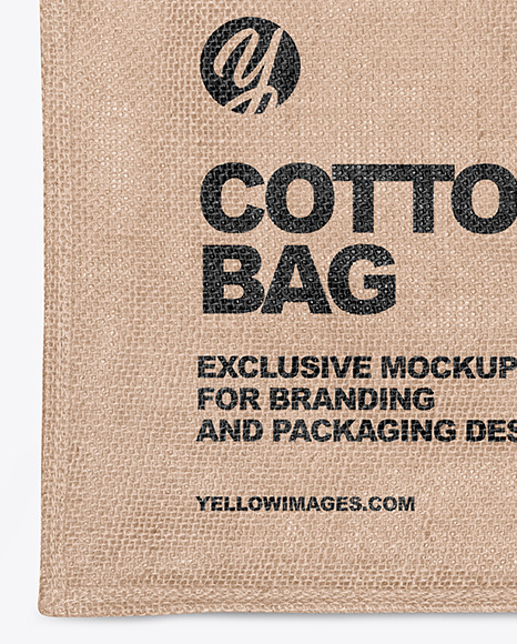 Cotton Bag Mockup In Apparel Mockups On Yellow Images Object Mockups