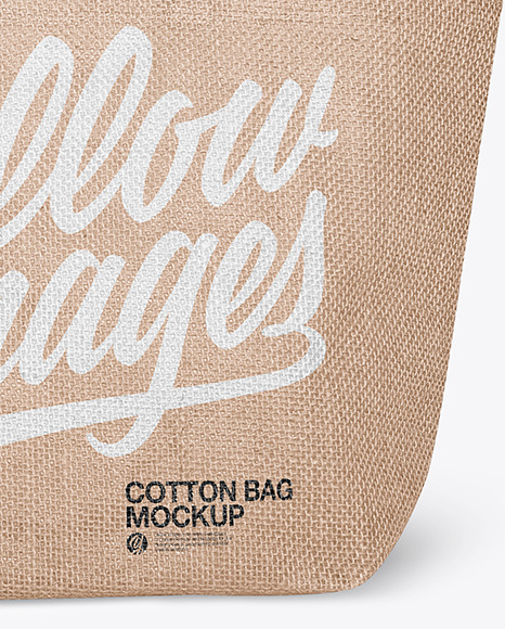 Download Cotton Bag Mockup In Apparel Mockups On Yellow Images Object Mockups