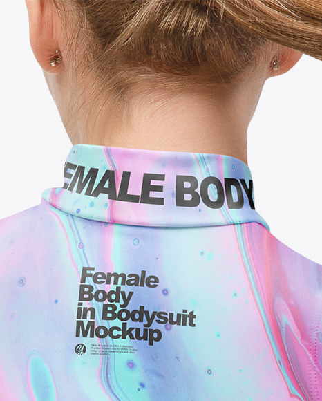 Download Female Body In Bodysuit Mockup In Apparel Mockups On Yellow Images Object Mockups