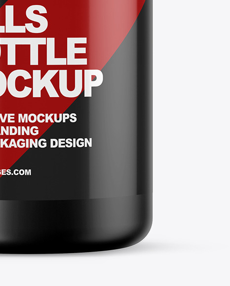 Matte Pills Bottle Mockup PSD #6