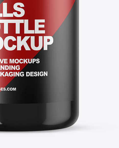 Glossy Pills Bottle Mockup PSD #6
