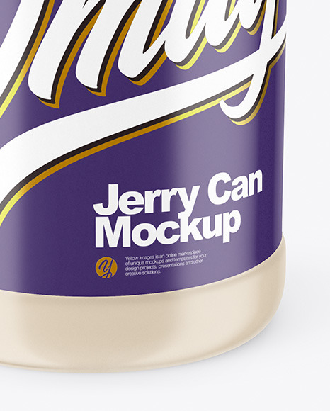 Plastic Jerrycan Mockup PSD #1