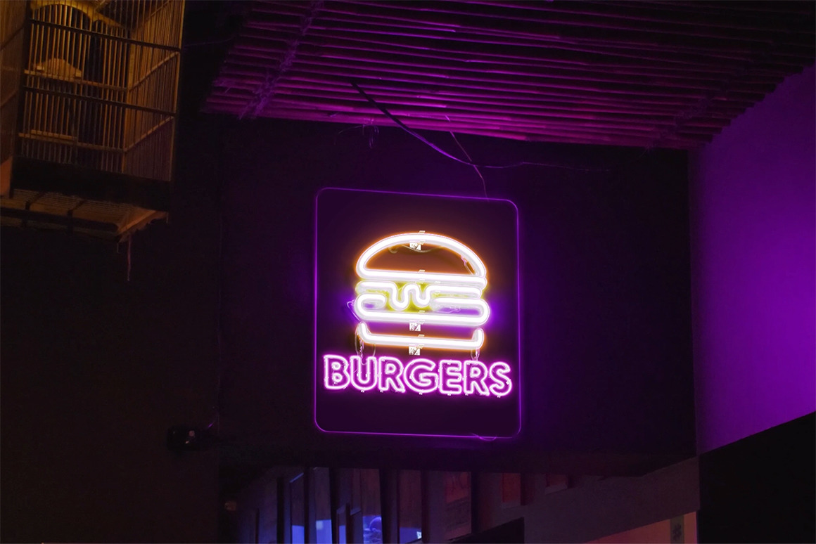 Download Neon Animated Sign Creator In Graphics On Yellow Images Creative Store