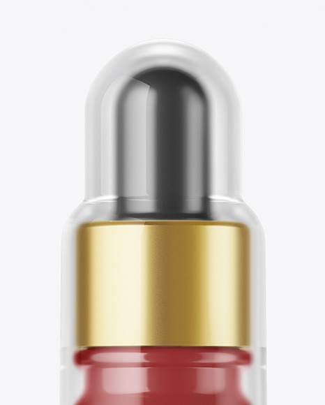Glossy Plastic Dropper Bottle Mockup PSD #7