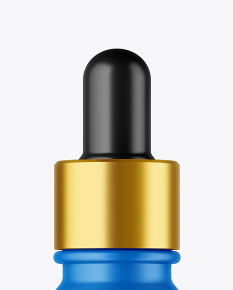 Matte Plastic Dropper Bottle Mockup PSD #6