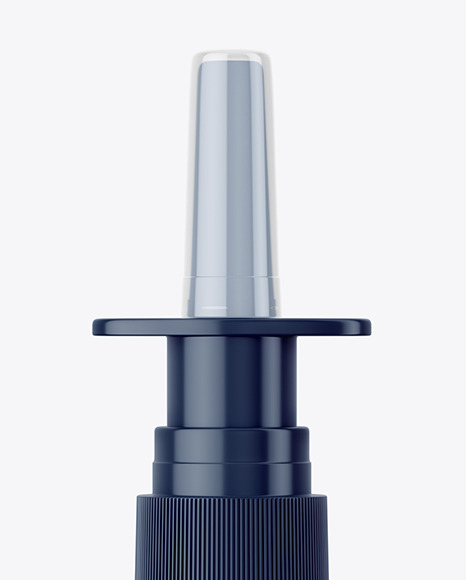 Glossy Nasal Spray Bottle Mockup PSD #7