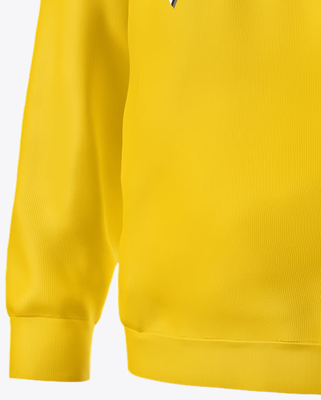 Download Hoodie Mockup Half Side View In Apparel Mockups On Yellow Images Object Mockups