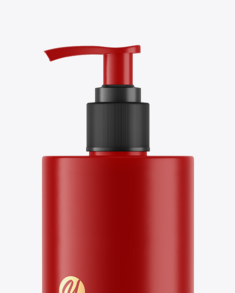 Matte Soap Bottle Mockup PSD #1