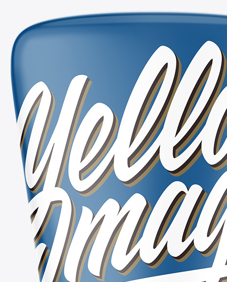 Plastic Cosmetic Bottle Mockup   Front View PSD #2