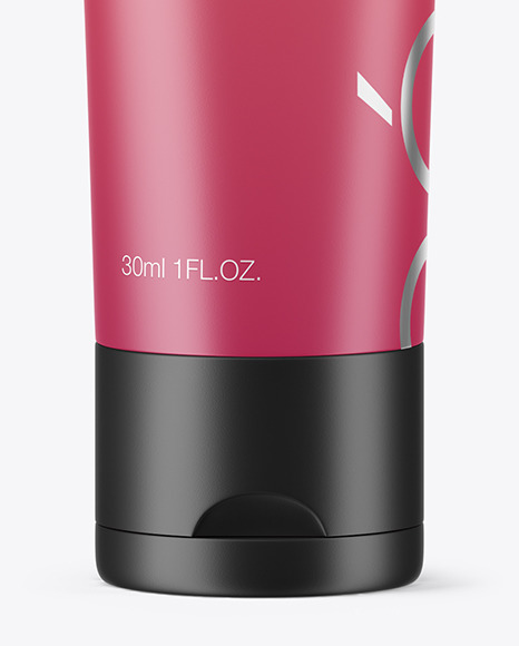 Matte Cosmetic Tube Mockup PSD #1