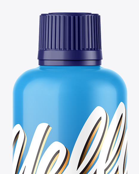 Glossy Bottle Mockup PSD #2