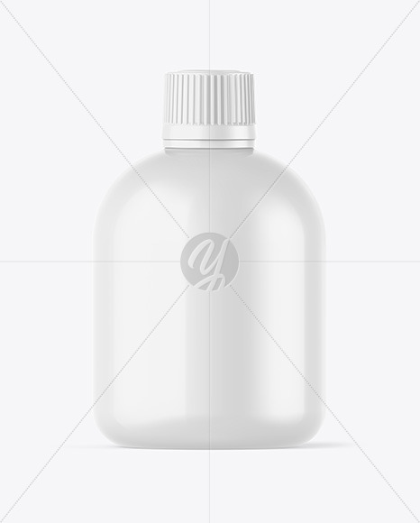 Download Glossy Bottle Mockup In Bottle Mockups On Yellow Images Object Mockups PSD Mockup Templates