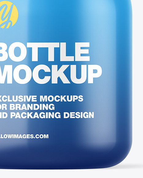 Glossy Bottle Mockup PSD #6