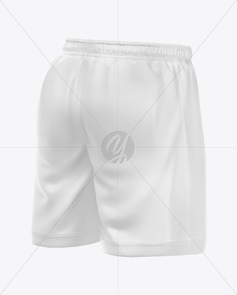 Download Shorts Mockup Half Side View In Apparel Mockups On Yellow Images Object Mockups