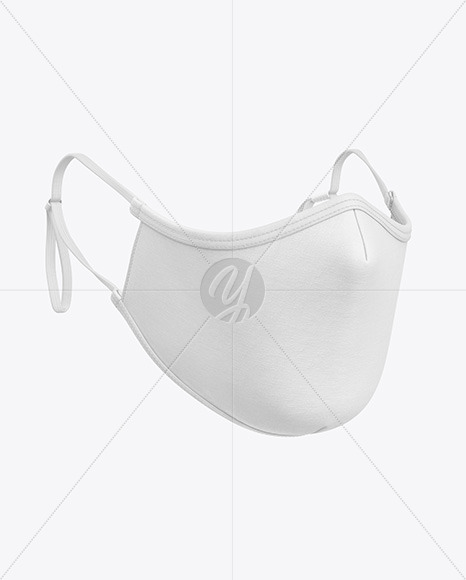 Download Face Mask Mockup In Apparel Mockups On Yellow Images Object Mockups