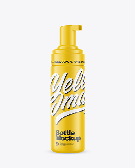 Download Matte Cosmetic Bottle With Dispenser Mockup In Bottle Mockups On Yellow Images Object Mockups Yellowimages Mockups