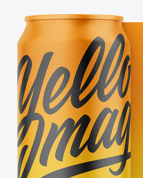 Matte Can Mockup PSD #6