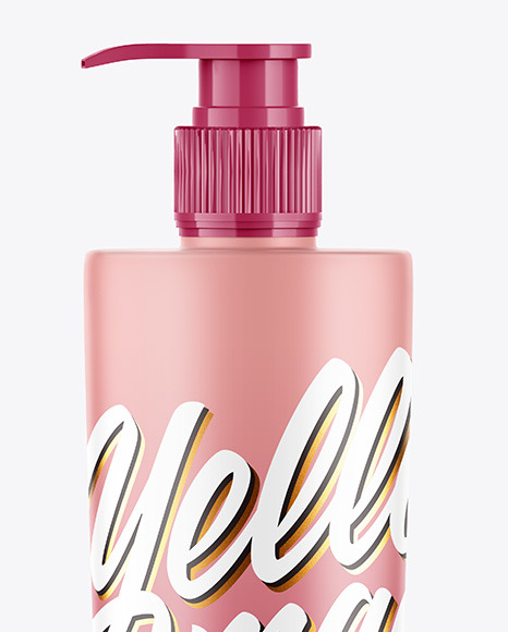 Download Matte Plastic Bottle Mockup in Bottle Mockups on Yellow ... Yellowimages Mockups