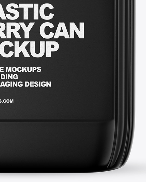 Plastic Jerrycan Mockup PSD #1