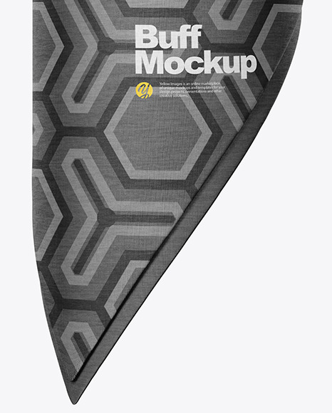 Download Buff Bandana Mockup In Apparel Mockups On Yellow Images Object Mockups