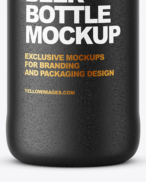 Download Black Ceramic Beer Bottle Mockup In Bottle Mockups On Yellow Images Object Mockups Yellowimages Mockups