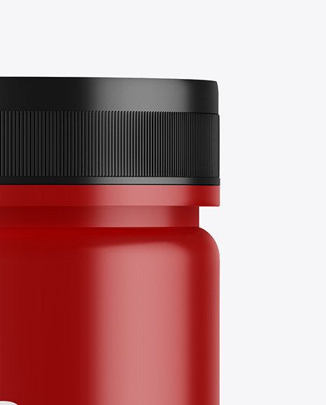 Matte Pills Bottle Mockup PSD #2
