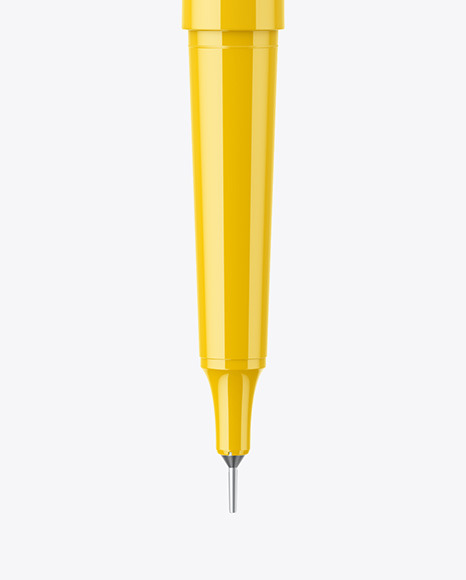 Glossy Pen Mockup PSD #7