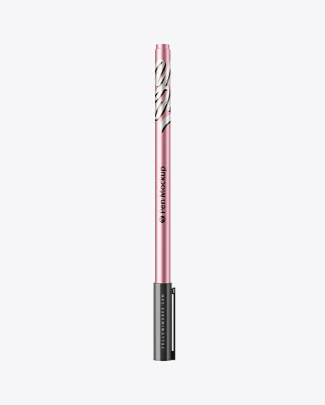 Metallic Pen Mockup