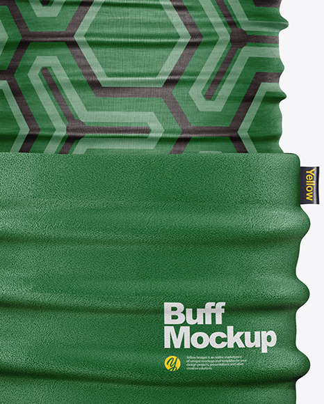 Download Buff Mockup in Apparel Mockups on Yellow Images Object Mockups