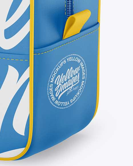 Download Lunch Bag Mockup In Bag Sack Mockups On Yellow Images Object Mockups