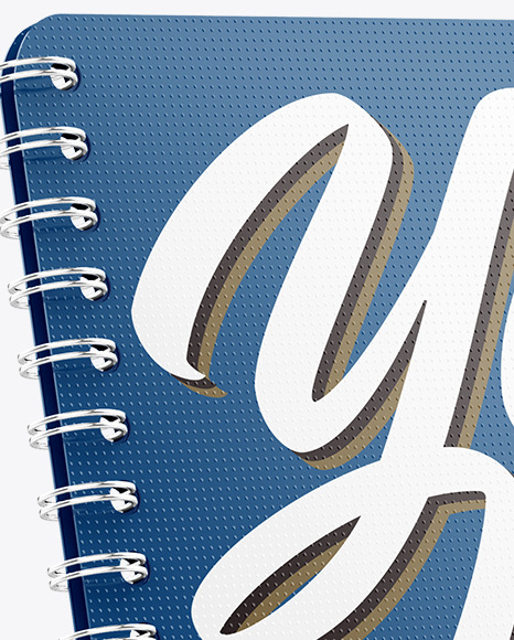 Notebook Mockup   Right Side View PSD #2