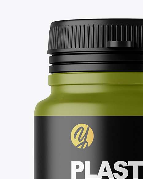 Matte Pills Bottle Mockup PSD #2