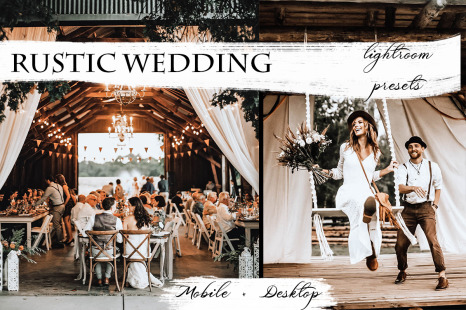 Rustic Wedding Lightroom Presets | Mobile &amp; Desktop