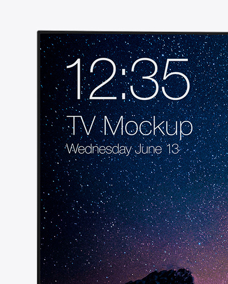 TV Mockup PSD #1