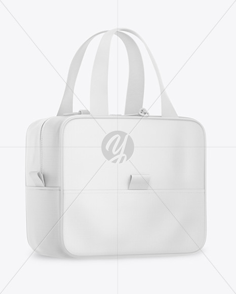 Download Lunch Box Mockup Half Side View In Bag Sack Mockups On Yellow Images Object Mockups